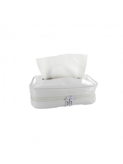 Habillage Mouchoirs Blanc Vernis 23*13*5.5Cm