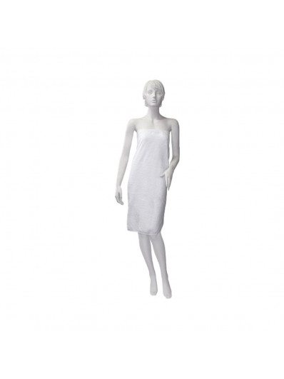 Pareo Blanc 100%Coton Finition Biais