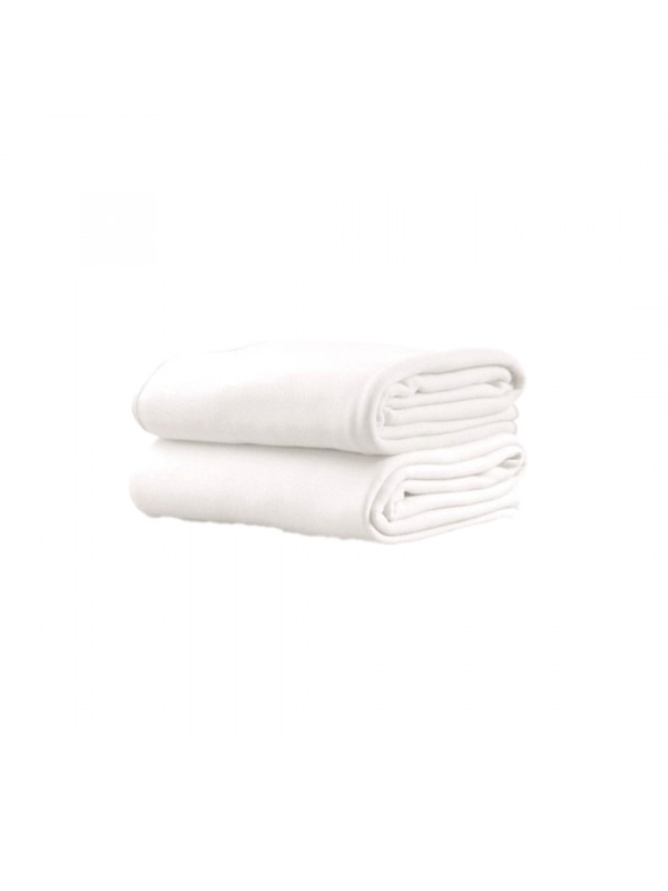 Couverture Polaire Polyester Blanche 180-120Cm XLING0030 RCos