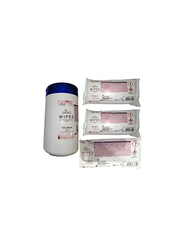 Pack Saiko Wipes 5 Recharges + 1 Tube PACKSAIKOWIPES RCos
