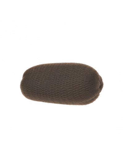 Couronnes Pour Chignon Nylon 13 Cm À Bouton Pression Brun Foncé