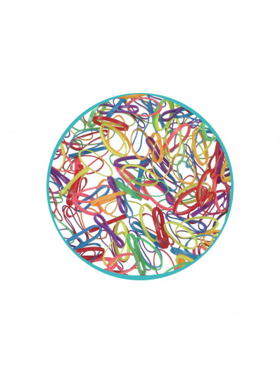 Mini Elastiques Caouchouc 500 Pièces Multi Color