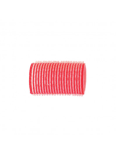 Bigoudis Adhesif  36Mm Rouge 12 Pièces