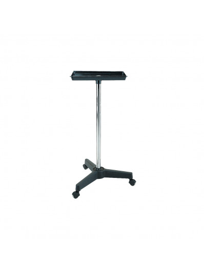 Table De Travail Maeva 1 Plateau Noir Avec Roulettes